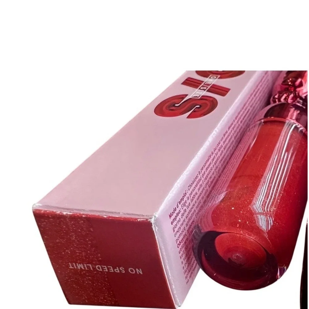 NEW One Size Lip Snatcher Velvet Flex Cream Cushion Gloss Duo No Speed Limit Red